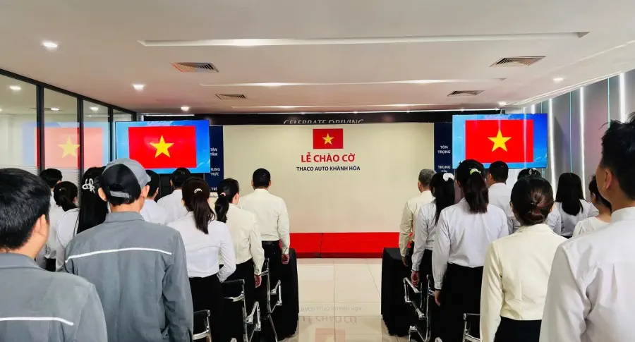 THACO AUTO Khánh Hòa - LỄ CHÀO CỜ THÁNG 8/2025